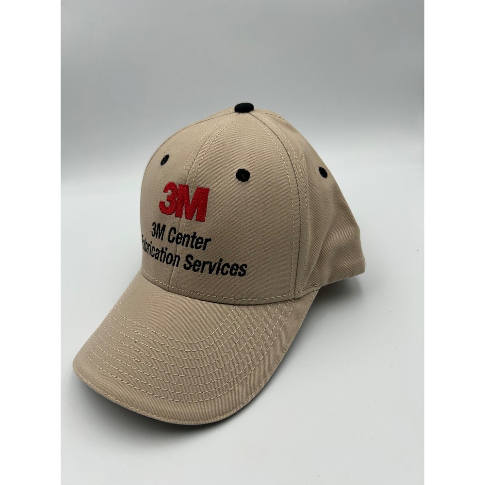 3M Center Fabrication Services Hat Tan Khaki Adjustable Baseball Cap Corporate